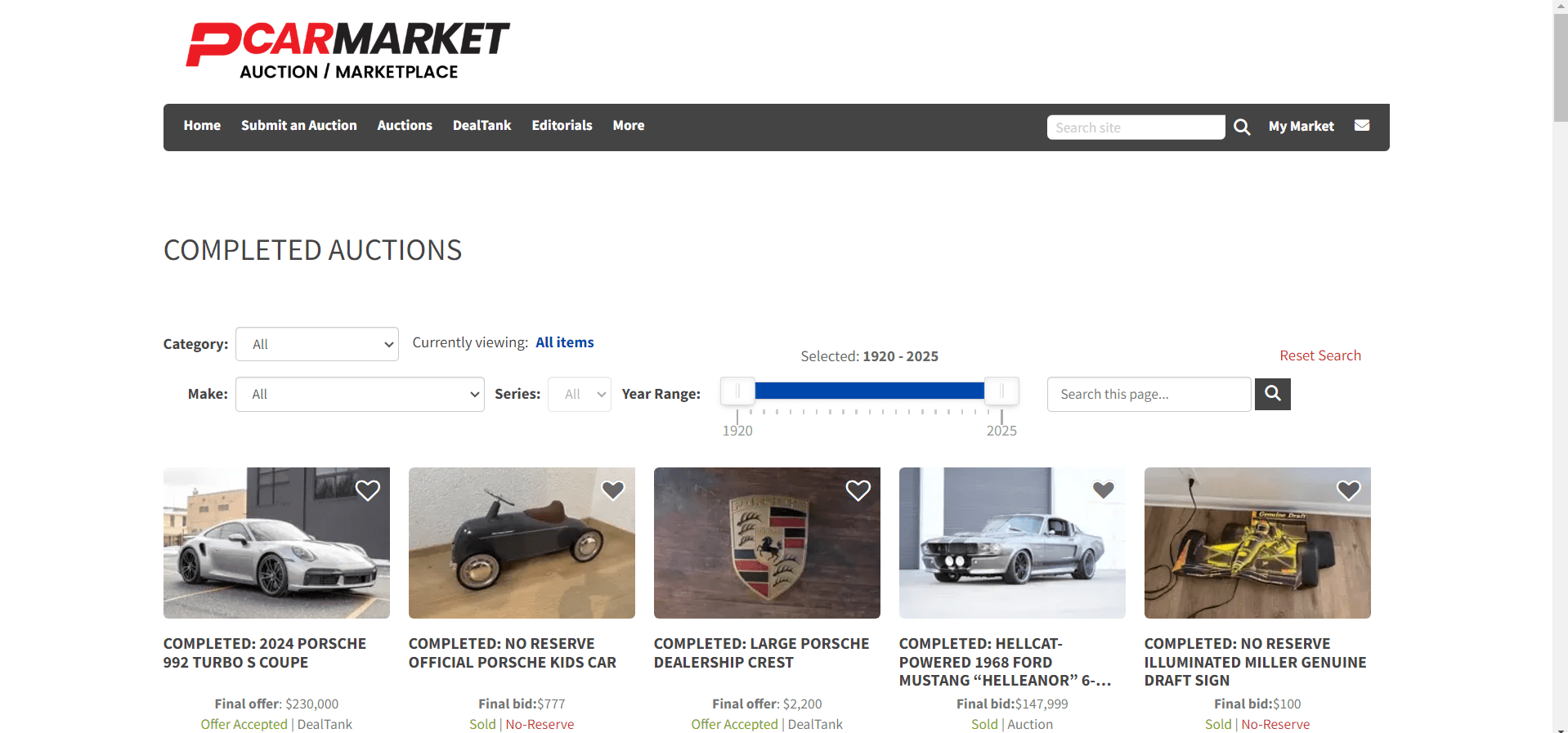 How to Auction Your Porsche on PcarMarket: A Step-by-Step Guide