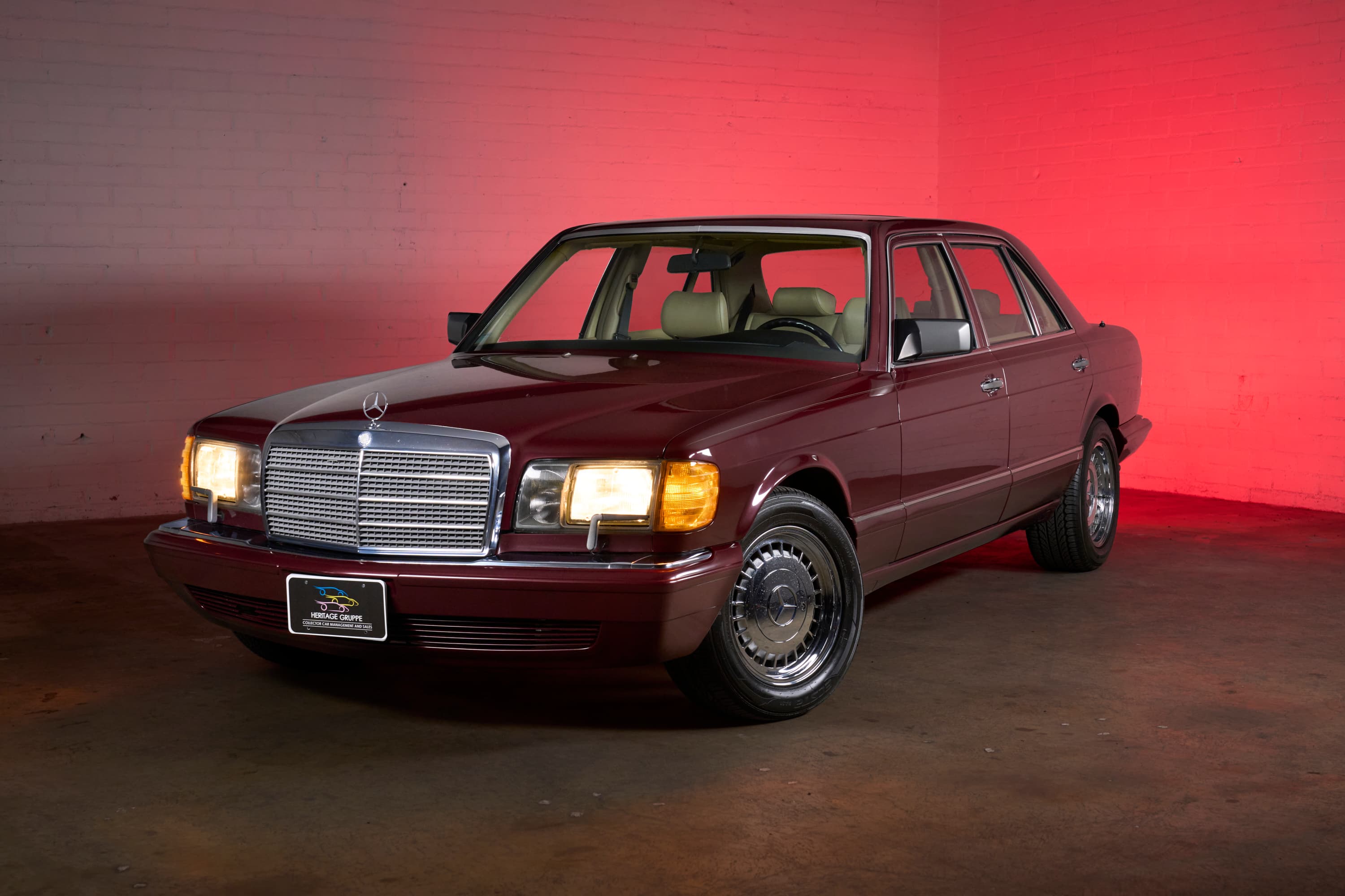 1991 Mercedes-Benz 560SEL - 152,293 miles - Red